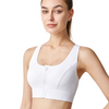 Magic Front Closure Sculpting Sports Bra | Wireless Racerback Design