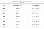 Magic Ultra Padding 5D Support Push Up Bra