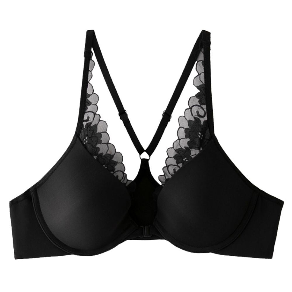 Magic Lace Trim Front Closure Push - Up Bra - Magic Bra