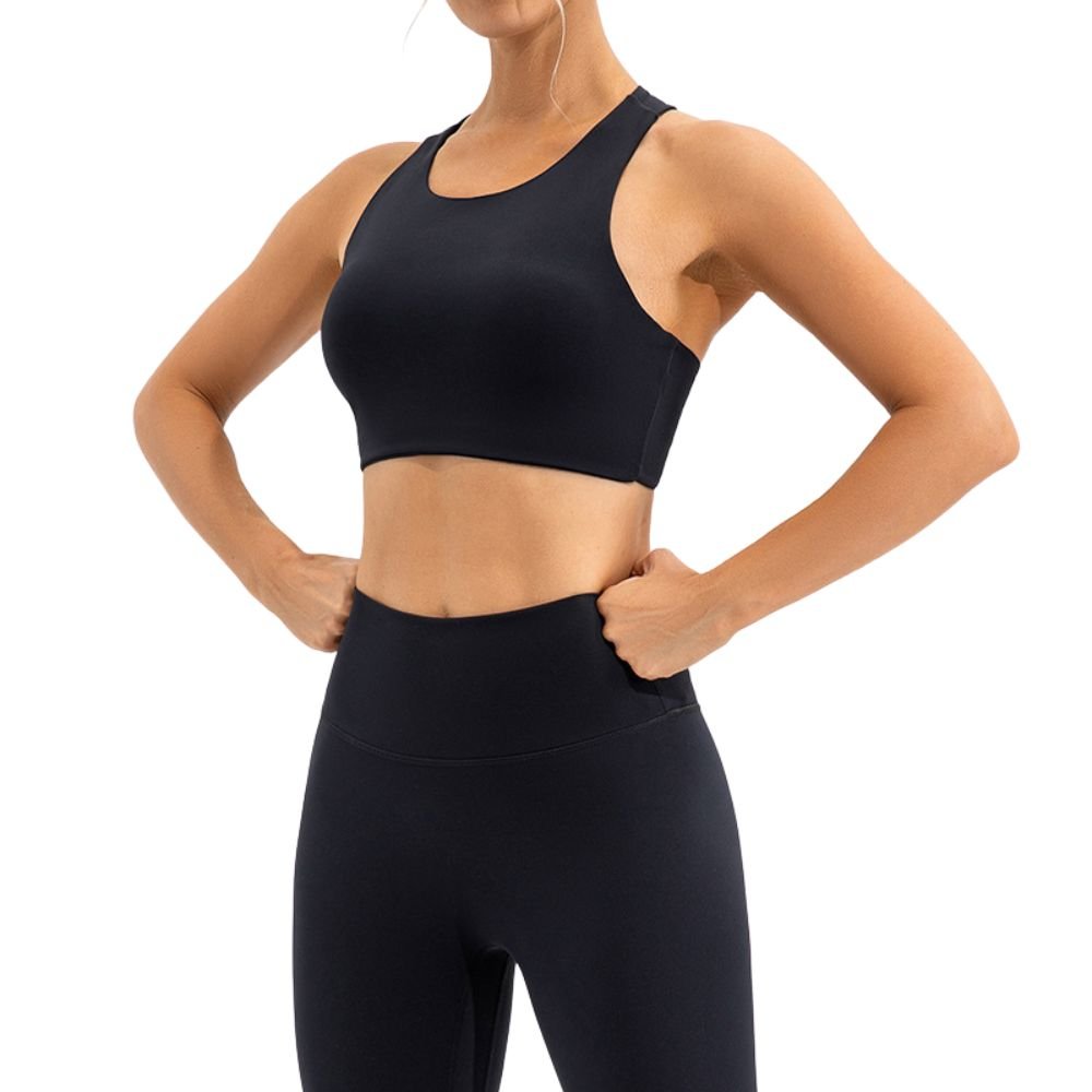 Magic Open Back High Neck Sports Bra | Longline Padded Support - Magic Bra