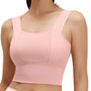 Magic Square Neck Sports Bra | Breathable Activewear with Wide Straps - Magic Bra