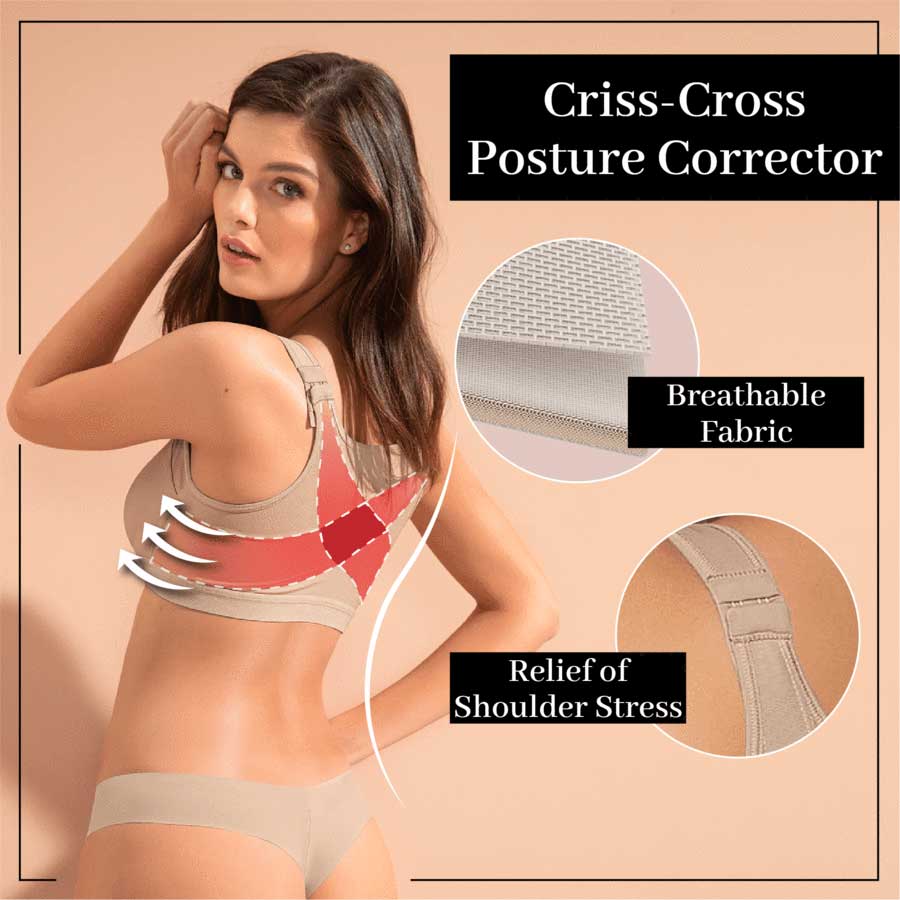 YDOJ Wmbra Posture Correcting Bra 2023 New, Summer Push Up Wireless Bra, Women's Comfort
