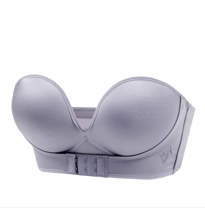 Valcatch Strapless Push Up Bras Front Buckle Lift Bra Women